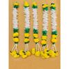 10pc Handmade Artificial Jasmine Gajra Marigold Garland Rajnigandha Tassels & Bells Traditional Decor
