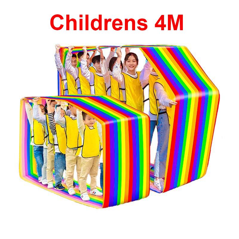 Covoraș de Alergare Distractiv din Pânză Oxford cu Role - Joc de Colaborare Multi-persoane pentru Team Building și Învățare Activitate în Aer Liber pentru Tineri și Adulți