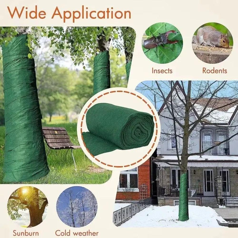 Green Tree Protection Tape Coldproof Plant Bandage Wrap Plant Antifreeze Cover Garden Accessories