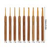 9Pcs Crochet Hook Set Knitting Needle Crochet Craft Yarns Weaving Crochet Needle with Ergonomic Handle & Aluminum Tip