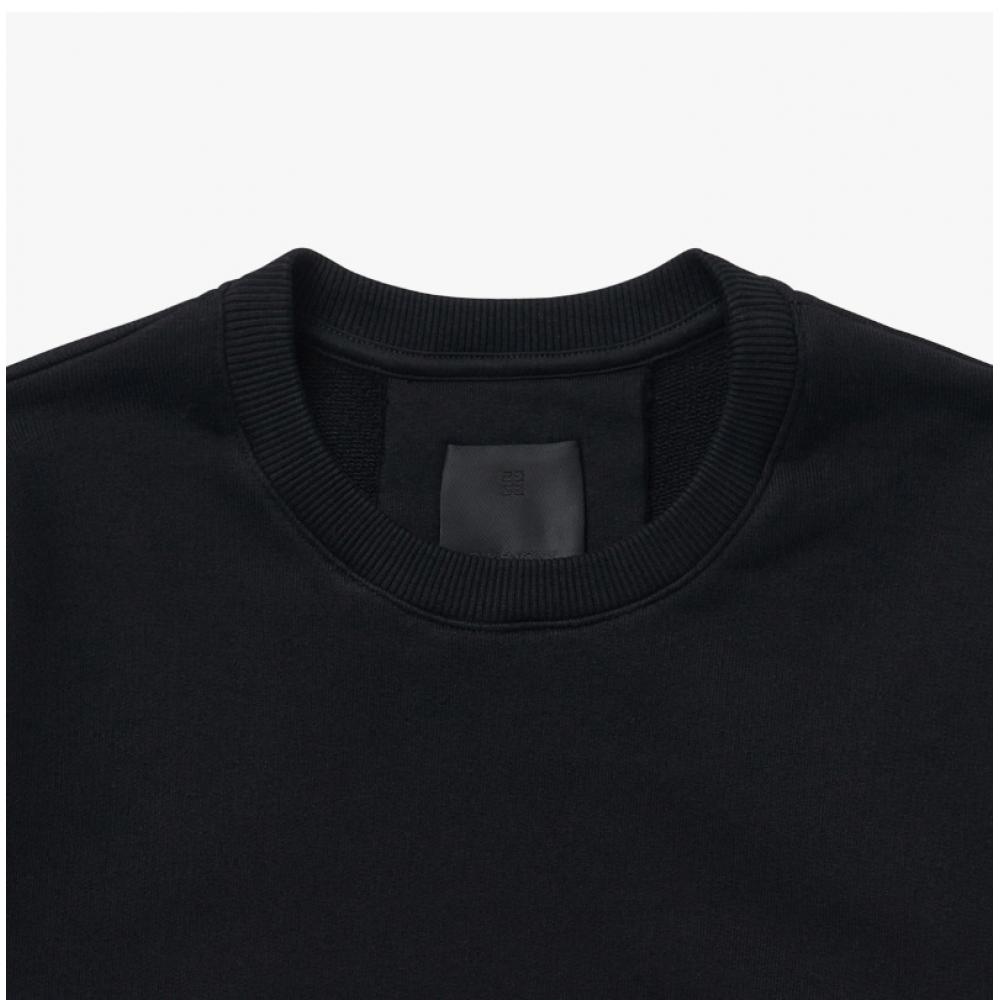 Givenchy Bmj0ha3yac 001 Archetype Logo Print Slim Fit Men S SweatShirt