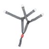 Safety Helmet Chin Strap PP Portable Jaw Strap Accessory Adjustable Fit for German Helmet Hat and Cycling