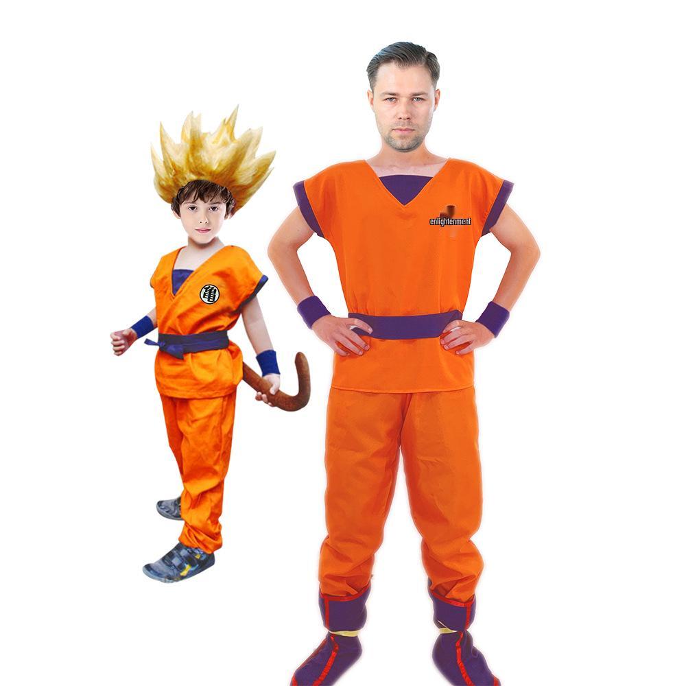 Dragon Ball Goku Kostüm für Kinder & Erwachsene - Anime Bühnenauftritt Outfit