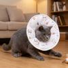Adjustable Pet Elizabethan Collar Breathable Cat Recovery Collar Pet Cone Collar  Cat Dog
