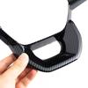 Carbon Fiber Steering Wheel Switch Cover Trim For 2024-2025 Ford Ranger Everest