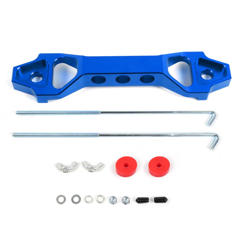 140mm/190mm Billet Aluminum Car Battery Tie Down Mount Bracket Brace Battery Fasten Bracket Holder 14cm 19cm BTD038