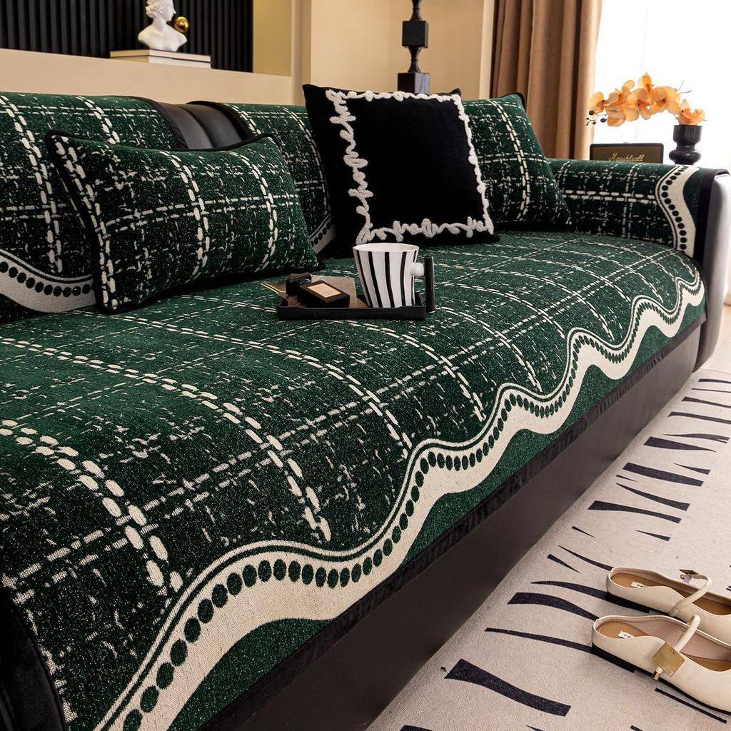 New Popular Sofa Cloth, Cover Cloth, Premium Feeling Cover, All-Season Non-Slip Leather Sofa Cushion, Seat Cushion