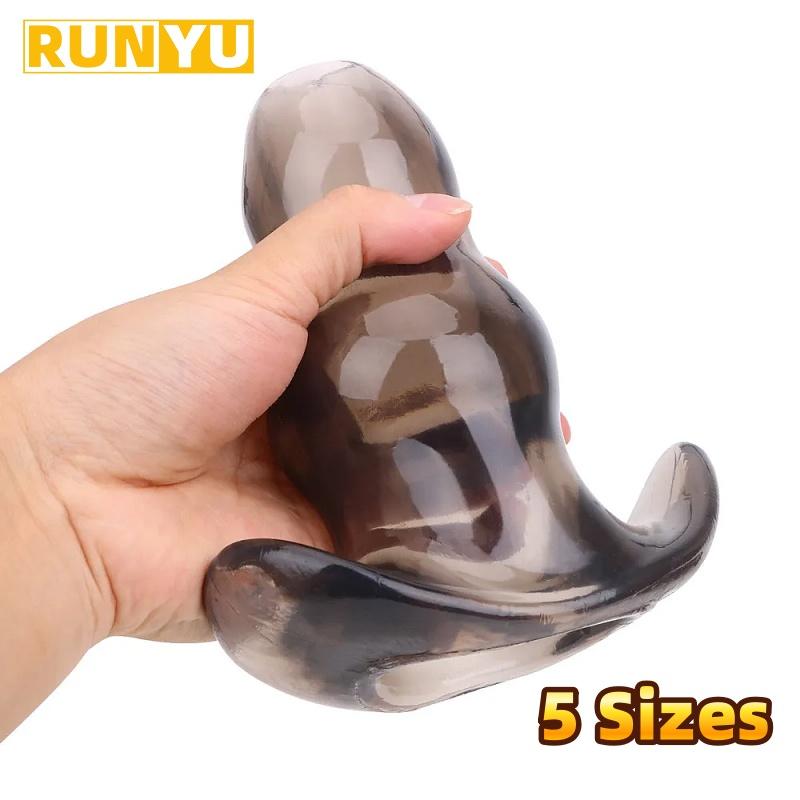 Anal Dilator Soft Speculum Enema Hollow Insert Anus Masturbation Butt Plug Dildo Anal Plug Sexy Products Prostate Massage BDSM