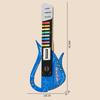 Chitarra Elettrica in Legno 3D Fatta a Mano DIY Assemblaggio Educativo Chitarra Strumento Musicale Creativo per Bambini Giocattolo Regalo di Compleanno