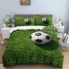 3D Printed Football Bedding Set Soccer Child Duvet Cover Double Twin Full Queen King Adult Kids Bedclothes Quilt Cover
