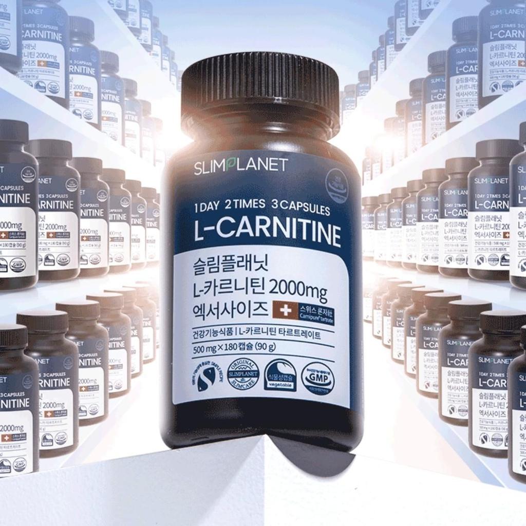 [Slim Planet] L-Carnitine 2000mg Exercise, 90 tablets, 1 unit, Korean essential health food