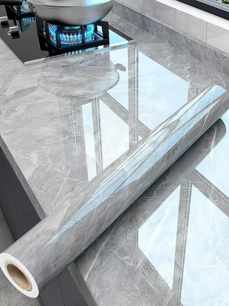 Adhesive Wall Wallpaper High Temperature 40cm Resistance Cooking Bench Kitchen Waterproof and Oil Resistant Range Hood Sticker
