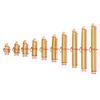 20pcs Stainless Steel Crimp End Caps Slider Clasp Buckles Tubes Connectors Findings for DIY Bracelet Jewelry Making Accessories