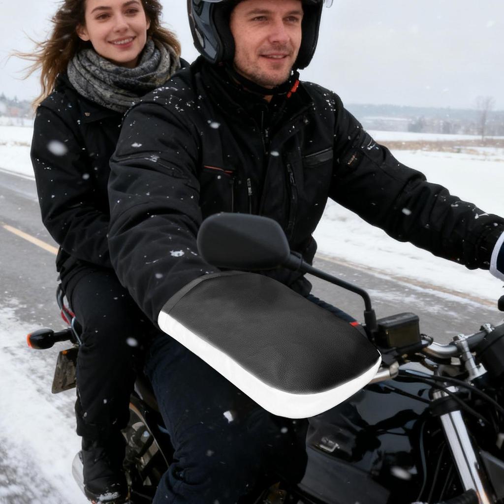 Handlebar Muffs Motorcycle Waterproof Motorbike Mitts Windproof Tricycle Handlebar Mittens For Scooter Snowmobile Tricycles