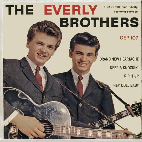 

7inch Record EVERLY BROTHERS - The Everly Brothers CEP107 Cadence 1958 US Rock Used