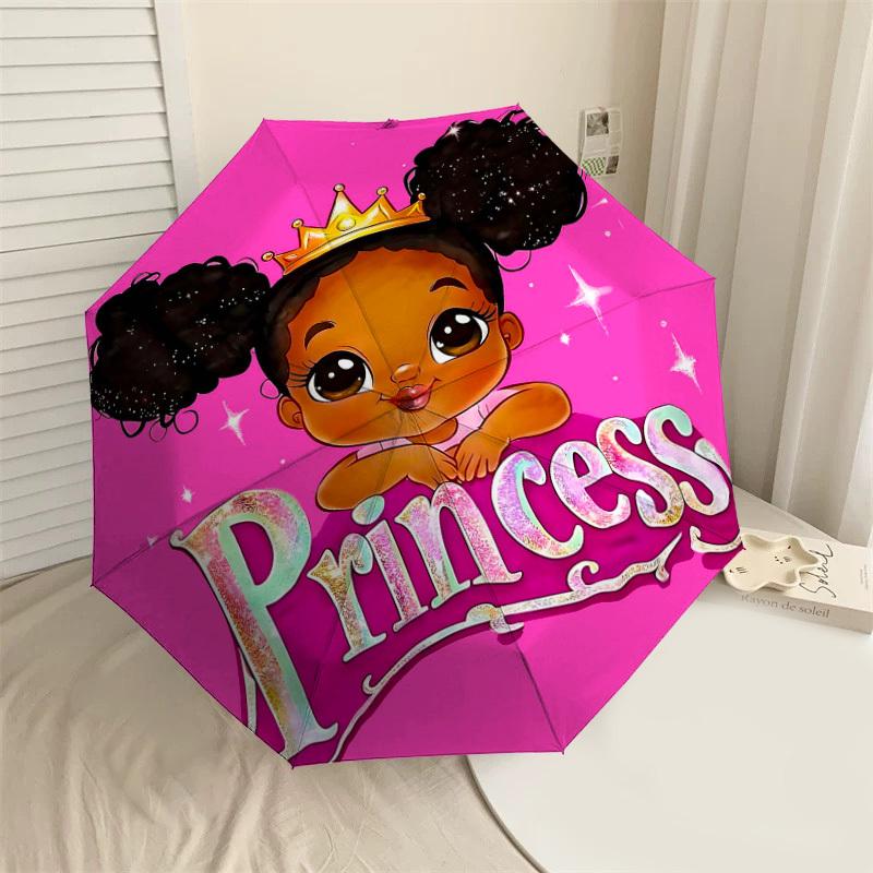 

1PC Princess Umbrella-8-Rib Reinforced, Automatic Open, Lightweight & Durable, Fashion Accessory for Outdoor, H0408