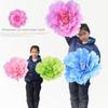 Große künstliche Blumen mit Stiel Blumenhalter Pfingstrosenblumen Fest Feier Hochzeits-Hintergrund Tanzaufführung