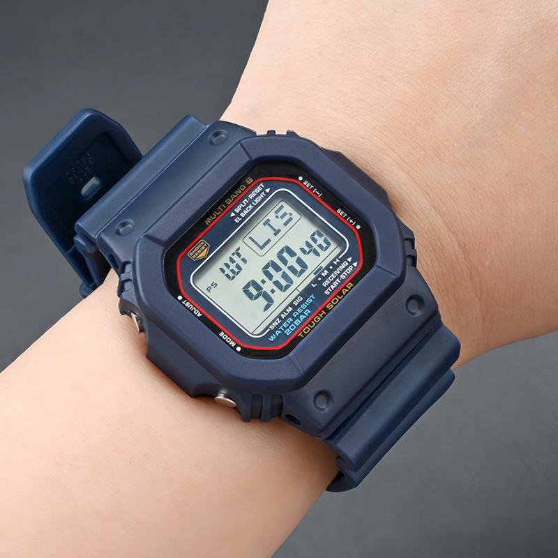 Per Casio G-Shock DW5600/5000 GW5600 GLX5600 GW-M5610 Cinturino Orologio Custodia Protettiva Lunetta in Resina Kit di Sostituzione Cinturino Strumento per Bracciale