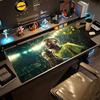 Soccer Player Yellow Jersey Large Mouse Pad Keyboard Pad Computer Desk Mat Nonslip Rubber Bottom Perfect Gift For Gamers And Professionals