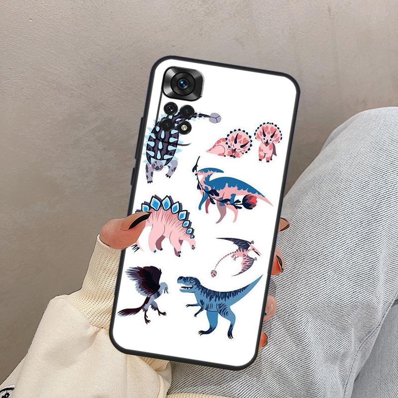 

Чехол с рисунком скелета динозавра для Xiaomi Redmi Note 14 9 10 11 12 13 15 Pro Plus Чехол-обложка для Redmi 15C 14C 12C 10C 13C Redmi Note 15 5G