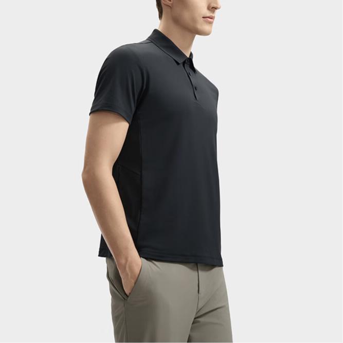 New FILA Polo Shirt Men's Jet Black F11M432105FBK