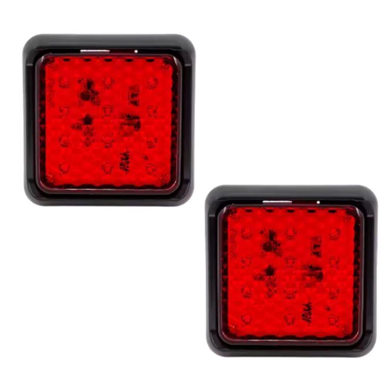 For Truck LED Taillight 12V 24V 2PCS Rear Brake Lamp Turn Signal Indicator Reversing Light For Lorry RV Bus