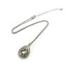 Les Trésors De Lily [N3085] - Silver White 'Sissi' Designer Necklace
