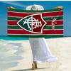 Custom Name Ultra-Soft Beach Towel with Fluminense FC Theme,Ideal for Pool - Camping, Diving - Perfect Travel Essential, Vibrant Beach Towel.