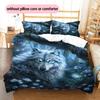 Cartoon Pattern Bedding Quilt Set Quilt Cover Pillowcase Home Decoration Birthday Gift (1 * Duvet Cover + 2 * Pillowcase, Without Core)