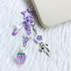 Stylish Love Star Pendant Bowknot Keychain Accessory Stylish Key Holder for Women Sturdy Alloy Car Key Pendant