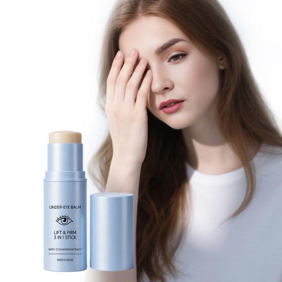 Eye Balm Moisturizing And Refreshing 3-in-1 Stick for Dark Circles Puffiness And Fine Lines 10g Hydrating Lifting Eye Care for Youthful Skin