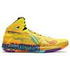 Li Ning Liren 4 Cushioning Slip Resistant Abrasion Resistant Lightweight Rebound Mid top Basketball Shoes Men's ABAT139-8