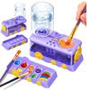 Cleaner with Paint Tray Water Circulation Brush Rinser with Brush