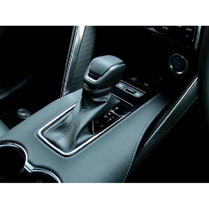 Interior Gear Shift Panel Cover Black Frame For -2024 Toyota Harrier Venza
