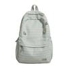 Schoolbag Korean Cute Striped Backpack High Value Junior High School Student Schoolbag Lightweight Versatile Large Capacity Backpack