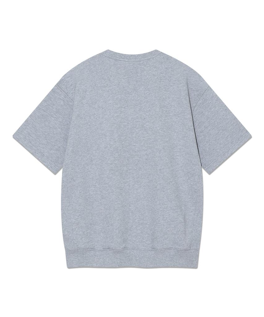 LEE Small Twitch Logo Short Sleeve Sweatshirt Gray