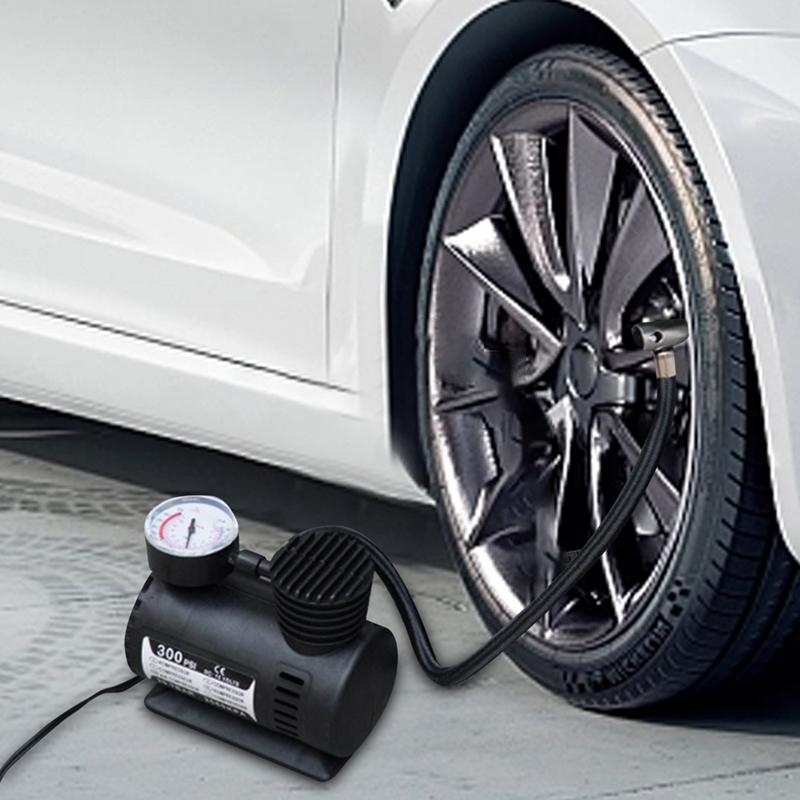 auto Air Pump Tire Inflator Car Electric Mini 25L/Min Portable Air Compressor For Car Motorcycles Bicycle Inflatable
