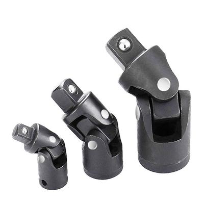 High Quality Impact Universal Joint Socket Swivel Set, 3Pcs 1/2" 3/8" 1/4