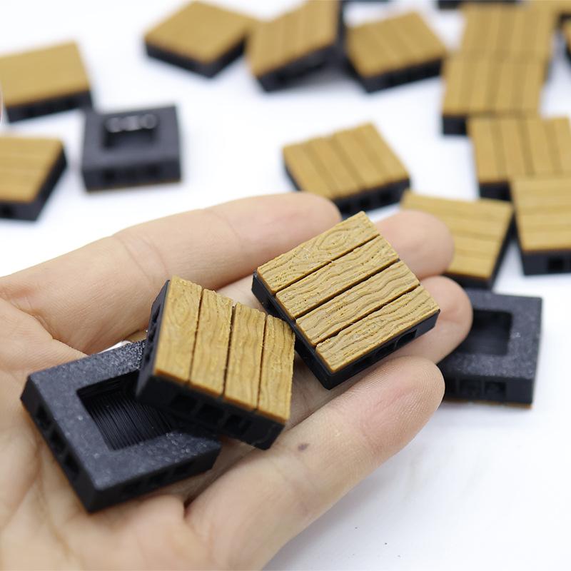 

1/4Pcs 1:12 Dollhouse Flooring Simulation Outdoor Floor Bricks Miniature Modular Anti Corrosion Floor Mini Model Furniture Decor
