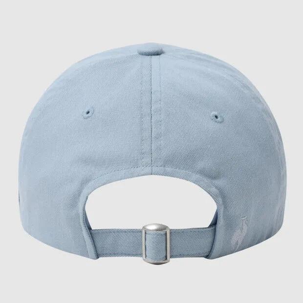 ONE LINE Collaboration Cotton Twill Ball Cap - Blue QR323XCP73