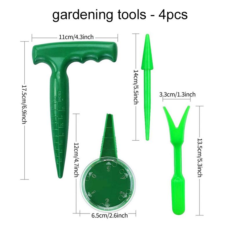 Mini Gardening Tool Set Label Board Plastic Garden Plants Household Succulent Potted Plant Cultivation Drilling Sowing TMZ
