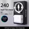 Compatible 66W Charger for Huawei, 240W Android Type-C Honor Cable, 6A Super Fast Charging.