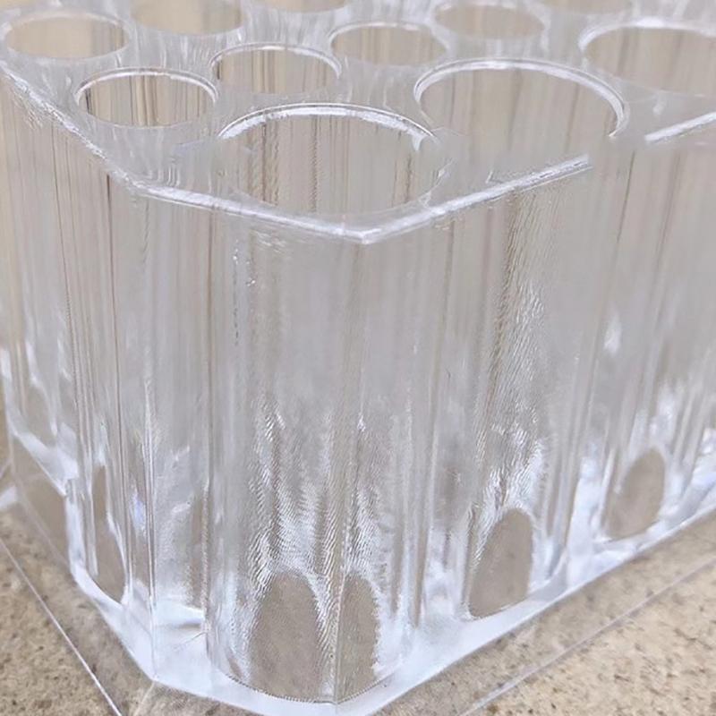 26 Holes Nail Brushes Storage Box Holder Organizer Makeup Brushes Pens Beauty Container Tool Kit Display Shelf Holder
