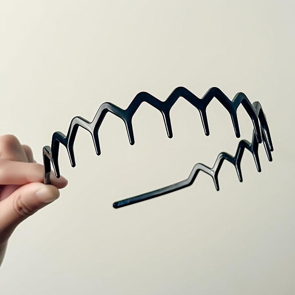 Fashion Glasses Frame Shape Acrylic Hairbands Women Lady Toothed Headband Anti-slip Hair Hoop Fashion Hair Accessory Decor Props