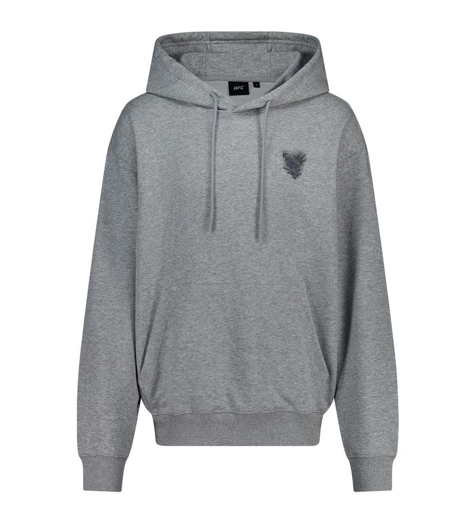 Ufc Graffiti Relaxed Fit Hoodie Melange Grey U2Hdv3303Mg