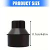 Tapered Dust Hose Connectors 4In to 2 -1/2inch Dust Collection Hose Cone Reducer for Effective Workshop Debris Control