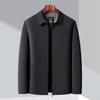 Winter Jacket Men's Short Fleece Thickened Middle-aged and Elderly High-end Jacket Men's Business Casual Jacket