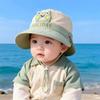 Baby Kids Summer Thin Wide Brim Quick Dry Sun Hat Cute UV Protection Fisherman Cap for Boys Girls Infant Toddler Outdoor