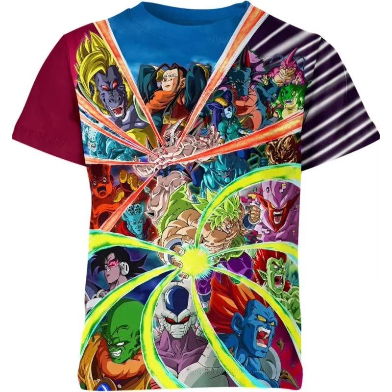 Hot Sale Dragon Ball Super Shenron Goku All Forms 3D Print T-Shirt Men Women Hip Hop Streetwear Anime Cosplay Graphic Tees Tops