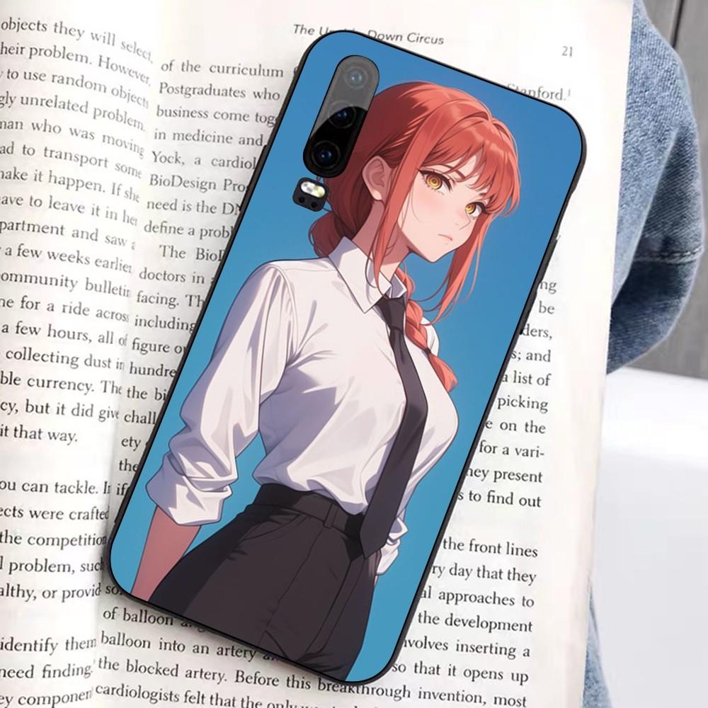 

Chainsaw Man Makima Phone Case For Huawei Honor 10 Lite 9 20 7A 9X 30 50 60 70 Pro Plus Soft Silicone Cover Huawei Honor 50